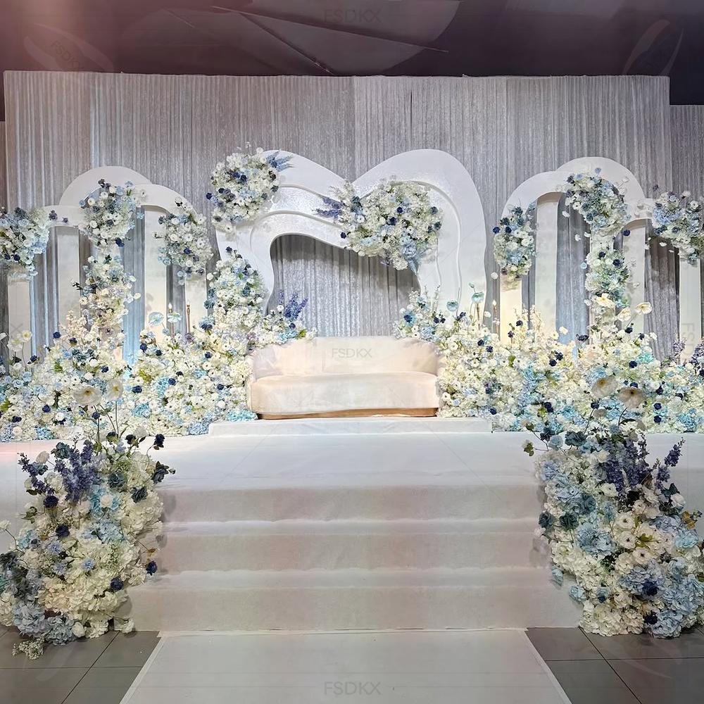 Wedding Supply Factory - ฉากหลังงานปาร์ตี้ ฉากหลังงานแต่งงาน ฉากหลังงานอีเว้นท์ ขาตั้งฉากหลัง PVC ผนังฉากหลัง