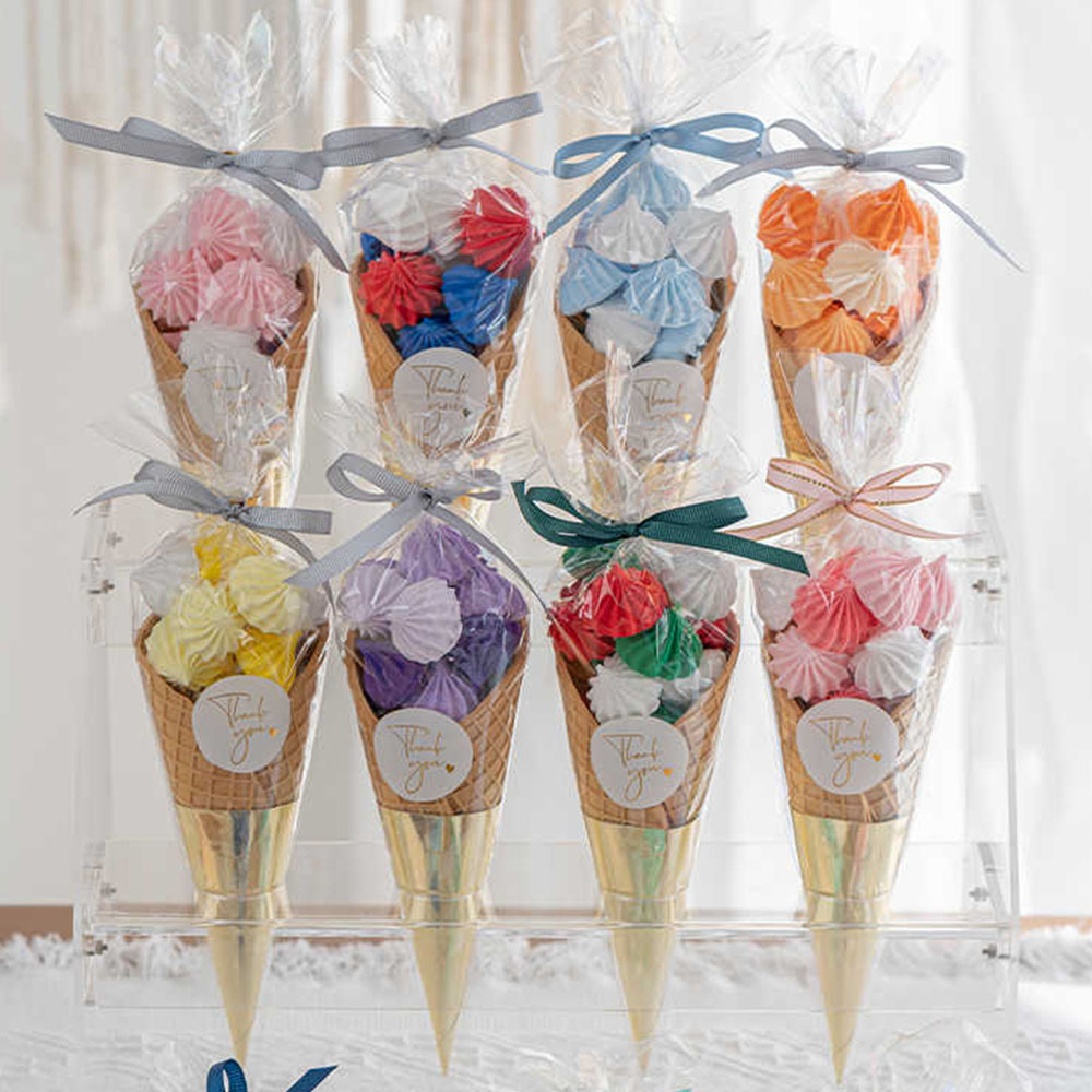 Wedding Party Supply Store - อาหารpropsไอศกรีมงานแต่งงานอุปกรณ์งานเลี้ยงวันเกิดโรงแรมร้านอาหารStore Shop DecorจําลองปลอมMeringue Candy Ice Cream
