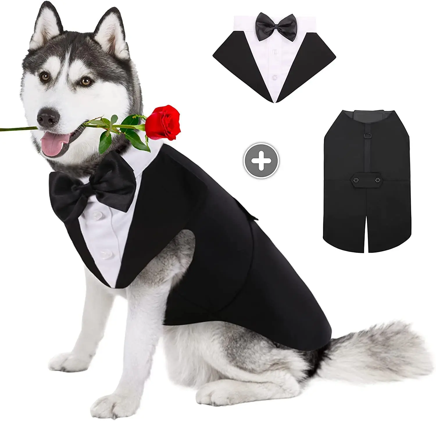 Suit Supply Wedding Party - สัตว์เลี้ยงสุนัขเสื้อผ้าแฟชั่น PARTY ชุดสูท Tie Bow เสื้องานแต่งงาน
