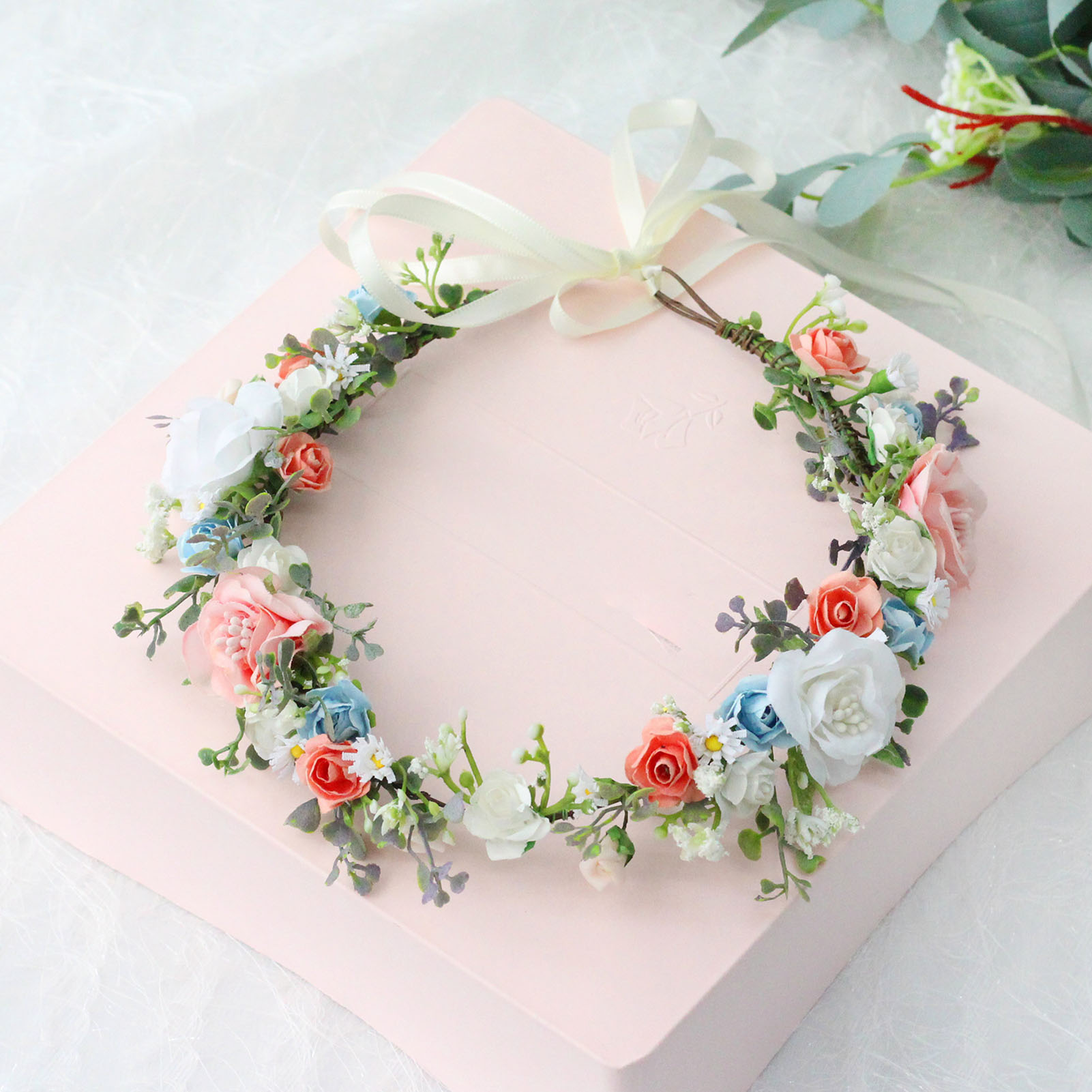 มงกุฎดอกไม้ พวงมาลัยเจ้าสาว พร - Wedding Supply List บทวิจารณ์และราคา