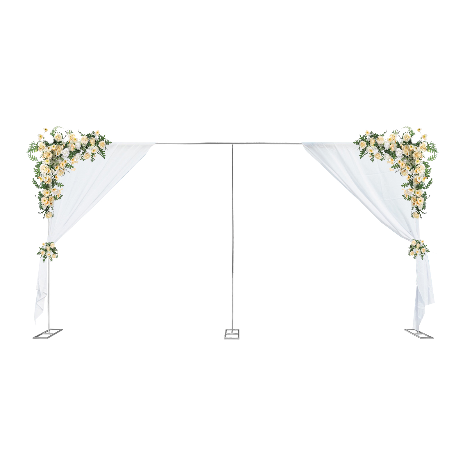 3x6 m/10x20ft โลหะจัดงานแต่งงา - Wedding Backdrop Curtain บทวิจารณ์และราคา