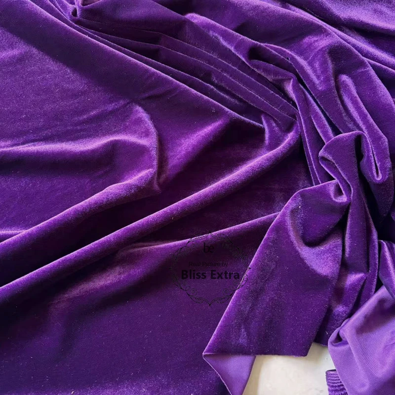 ผ้ากำมะหยี่เนื้อนุ่มสีม่วง ใช้ - Wedding Backdrop Curtain บทวิจารณ์และราคา