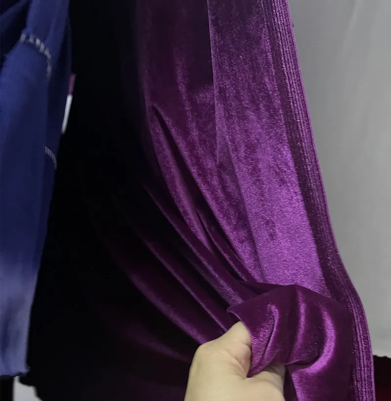 ผ้ากำมะหยี่เนื้อนุ่มสีม่วง ใช้ - Wedding Backdrop Curtain บทวิจารณ์และราคา